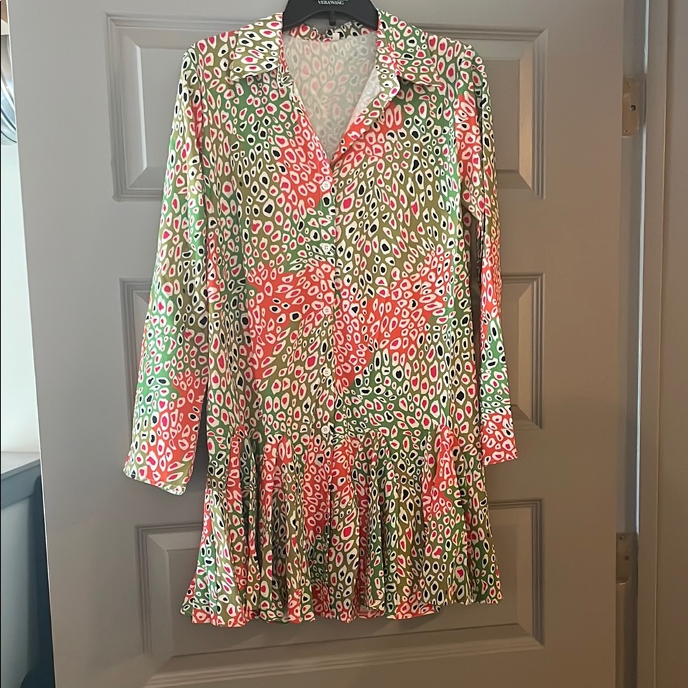 Colorful Long Sleeve Dress
